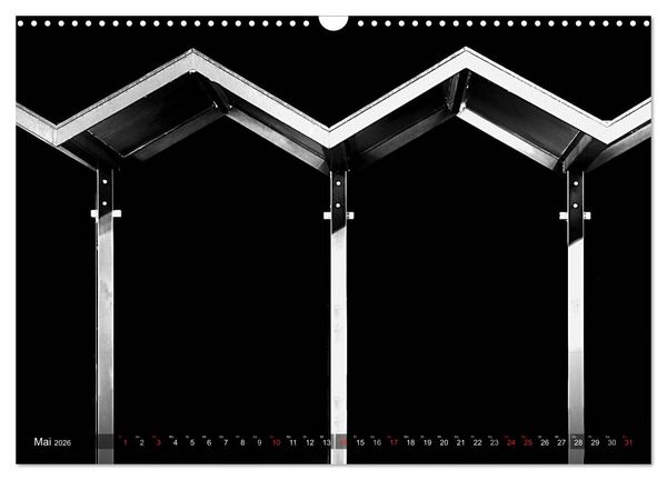Produktbild: Struktur in Stahl (Wandkalender 2026 DIN A3 quer), CALVENDO Monatskalender
