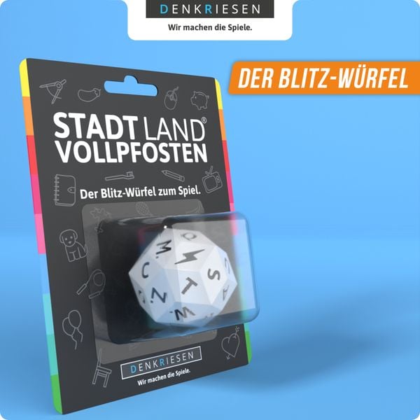 Denkriesen - Stadt Land Vollpfosten® - Würfel
