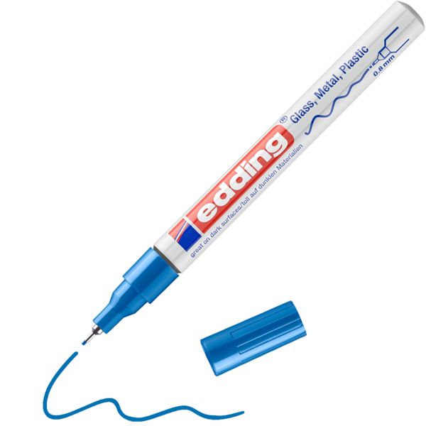 Produktbild: Edding 780 4-780-9-003 Lackmarker Blau 0.8 mm
