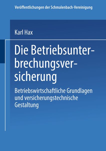 Produktbild: Die Betriebs Unterbrechungs Versicherung