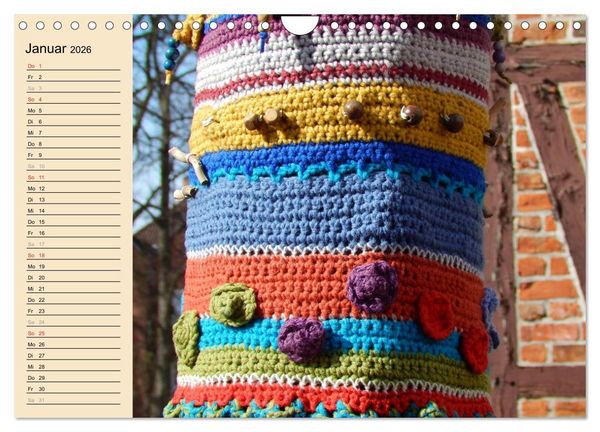 Produktbild: Urban Knitting L&uuml;neburg (Wandkalender 2026 DIN A4 quer), CALVENDO Monatskalender