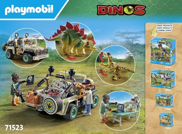 Produktbild: PLAYMOBIL 71523 Forschungscamp mit Dinos