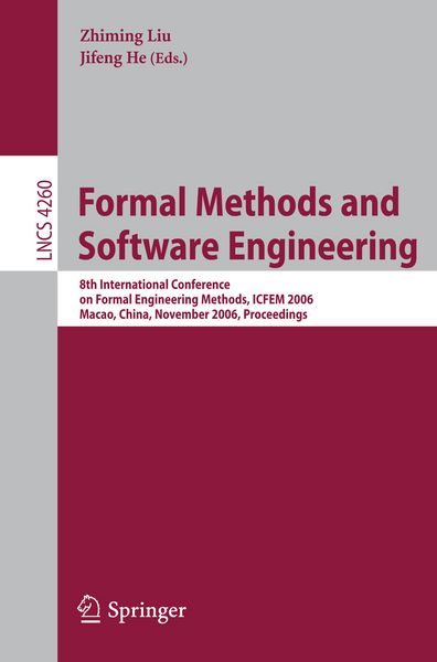 Produktbild: Formal Methods and Software Engineering