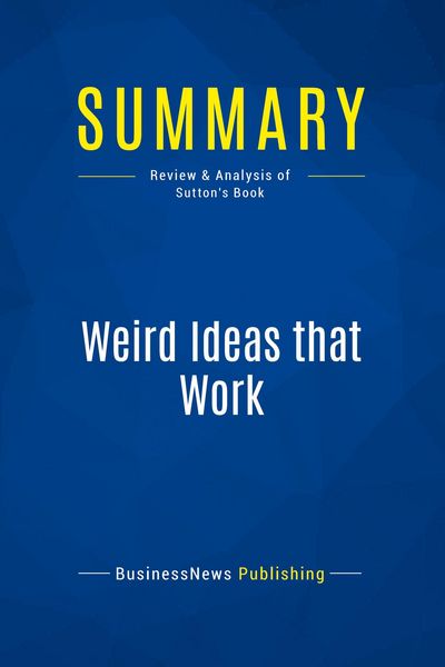 Produktbild: Summary: Weird Ideas that Work