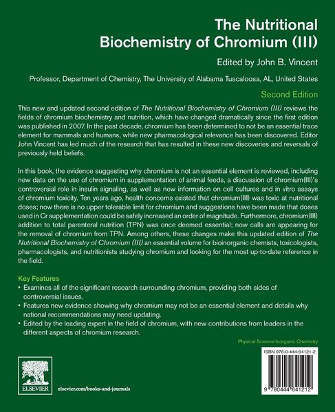 Produktbild: The Nutritional Biochemistry of Chromium(III)