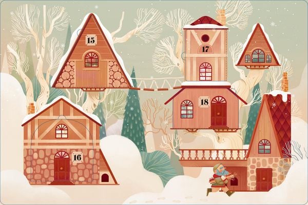 Produktbild: Bald ist Weihnachten! Das Adventskalenderbuch