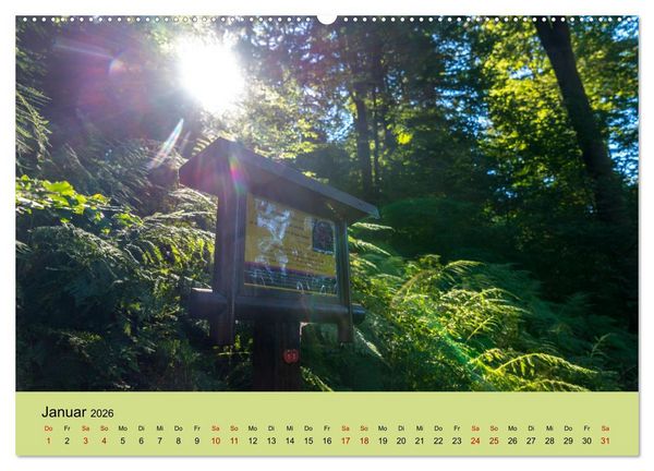 Produktbild: Pilgern im Waldecker Upland (hochwertiger Premium Wandkalender 2026 DIN A2 quer), Kunstdruck in Hochglanz
