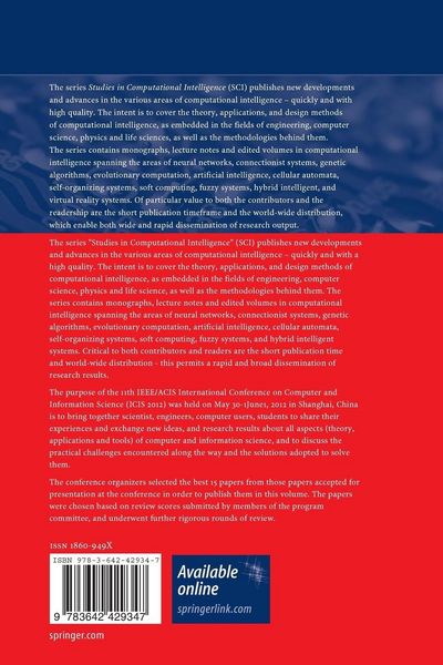 Produktbild: Computer and Information Science 2012