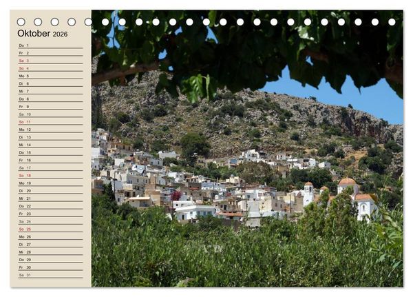 Produktbild: Gro&szlig;er Grieche Kreta (Tischkalender 2026 DIN A5 quer), CALVENDO Monatskalender