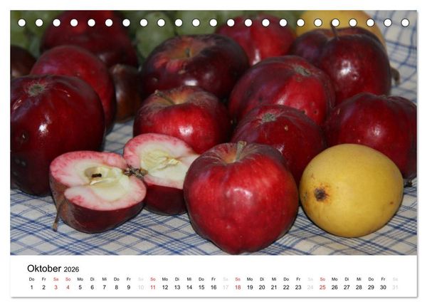 Produktbild: Alte Apfelsorten (Tischkalender 2026 DIN A5 quer), CALVENDO Monatskalender