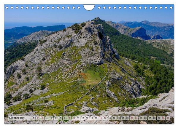 Produktbild: Wanderlust Mallorca - Pfade der Tramuntana (Wandkalender 2027 DIN A4 quer), CALVENDO Monatskalender