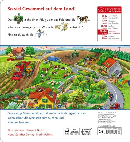 Produktbild: Bilder s.-W&ouml;rter f.: Meine 1. Wimmelbilder - Auf dem Land