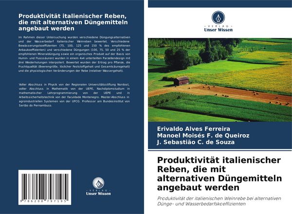 Produktbild: Produktivit&auml;t italienischer Reben, die mit alternativen D&uuml;ngemitteln angebaut werden