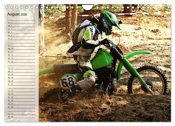 Produktbild: Motocross - tollk&uuml;hne Kerle (Wandkalender 2026 DIN A4 quer), CALVENDO Monatskalender