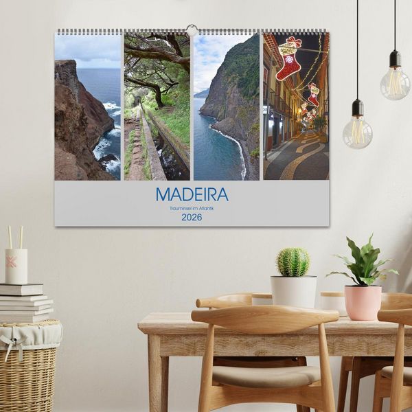Produktbild: MADEIRA, Trauminsel im Atlantik (Wandkalender 2026 DIN A2 quer), CALVENDO Monatskalender