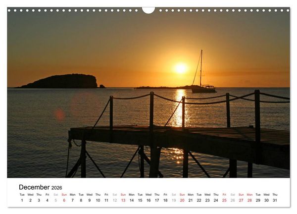 Produktbild: Beautiful Ibiza / UK-Version (Wall Calendar 2026 DIN A3 landscape), CALVENDO 12 Month Wall Calendar