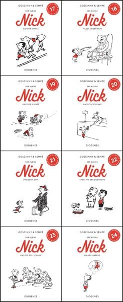 PickNick 3 Set (8 x 1 Exemplar), Set von René Goscinny , Jean-Jacques Sempé, Diogenes Verlag AG, 9783257251203