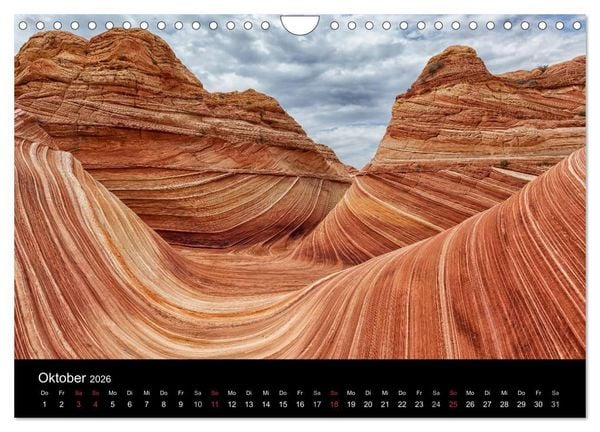 Produktbild: USA Landschaftskalender (Wandkalender 2026 DIN A4 quer), CALVENDO Monatskalender