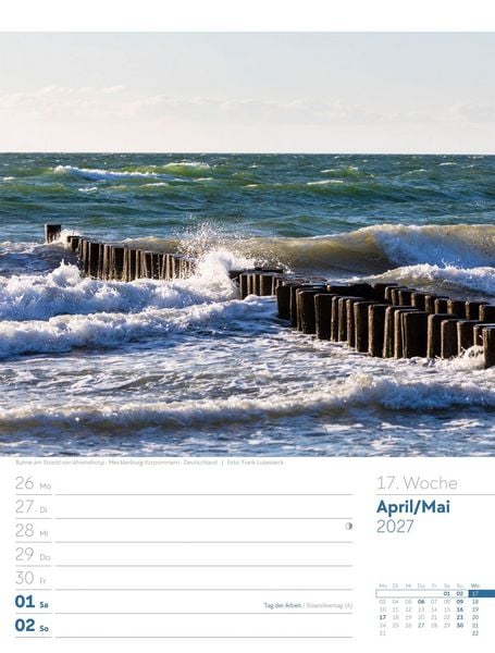 Produktbild: Am Meer Wochenplaner Kalender 2027