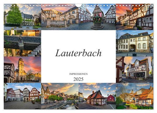 Lauterbach Impressionen (Wandkalender 2025 DIN A3 quer), CALVENDO Monatskalender