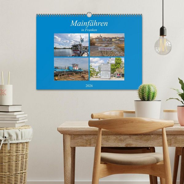 Produktbild: Mainf&auml;hren in Franken (Wandkalender 2026 DIN A3 quer), CALVENDO Monatskalender