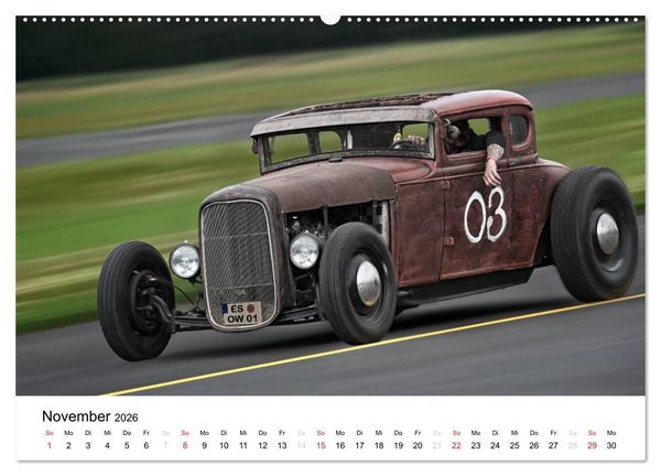 Produktbild: Custom Cars - M&auml;nnertr&auml;ume werden wahr (Wandkalender 2026 DIN A2 quer), CALVENDO Monatskalender