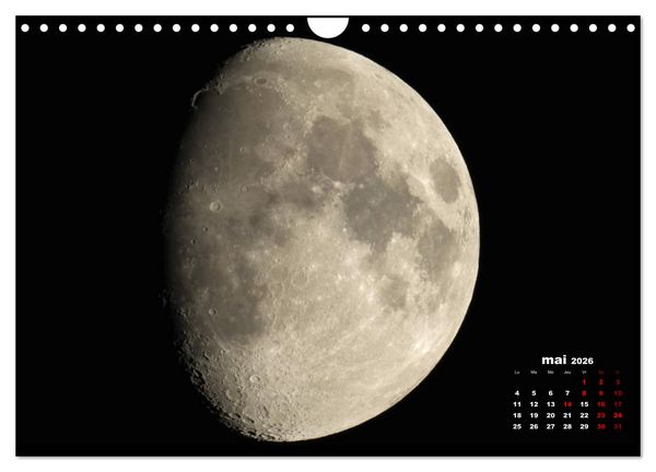Produktbild: Phases de la lune (Calendrier mural 2026 DIN A4 vertical), CALVENDO calendrier mensuel