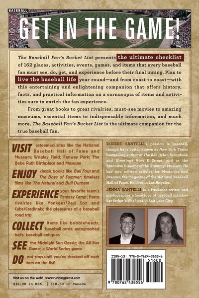 Produktbild: The Baseball Fan's Bucket List