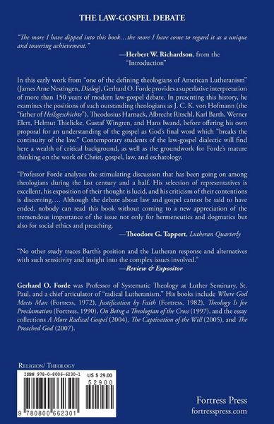 Produktbild: Law Gospel Debate