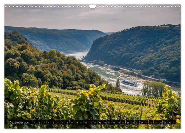 Produktbild: Rheinsteig Impressionen III (Wandkalender 2026 DIN A3 quer), CALVENDO Monatskalender