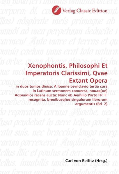 Produktbild: Xenophontis, Philosophi Et Imperatoris Clarissimi, Qvae Exta