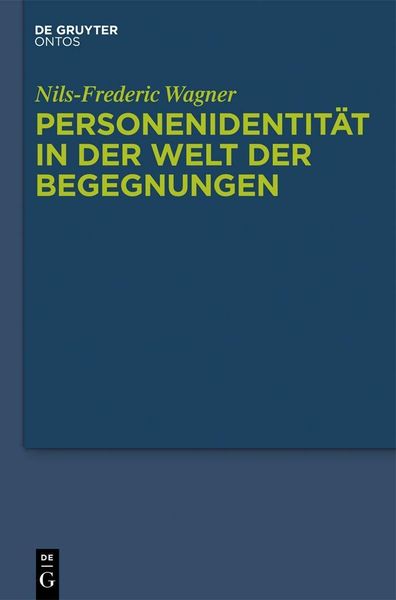 Produktbild: Personenidentit&auml;t in der Welt der Begegnungen