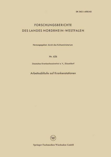 Produktbild: Arbeitsabl&auml;ufe auf Krankenstationen