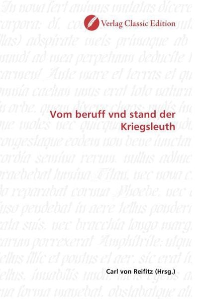 Produktbild: Vom beruff vnd stand der Kriegsleuth