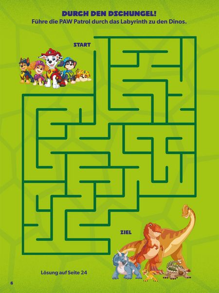 Produktbild: PAW Patrol Mitmachbuch: PAW Patrol - Der Dinofilm: Stickerbuch zum Film