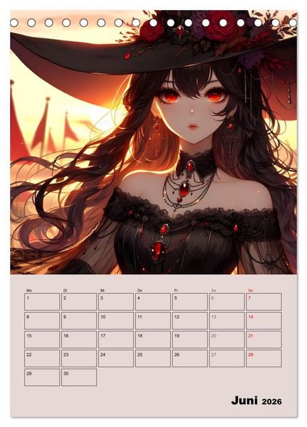 Produktbild: Sehnsucht nach Fantasie (Tischkalender 2026 DIN A5 hoch), CALVENDO Monatskalender
