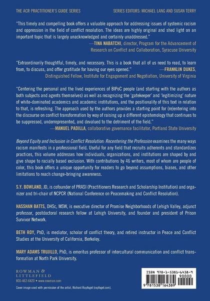 Produktbild: Beyond Equity and Inclusion in Conflict Resolution