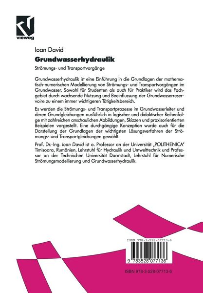 Produktbild: Grundwasserhydraulik