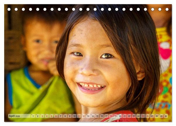 Produktbild: Laos - An den Ufern des Mekong (Tischkalender 2026 DIN A5 quer), CALVENDO Monatskalender