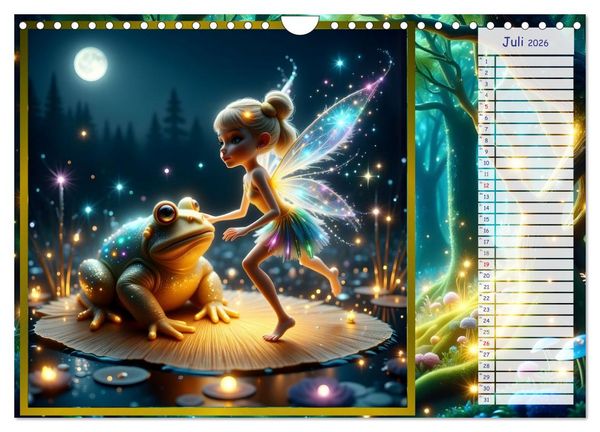 Produktbild: Der magische Freundschaftswald (Wandkalender 2026 DIN A4 quer), CALVENDO Monatskalender