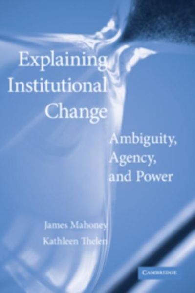 Produktbild: Explaining Institutional Change