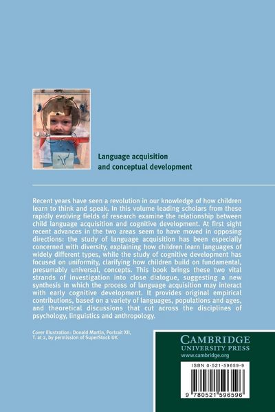 Produktbild: Language Acquisition and Conceptual Development