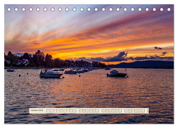 Produktbild: Rund um den Bodensee (Tischkalender 2026 DIN A5 quer), CALVENDO Monatskalender