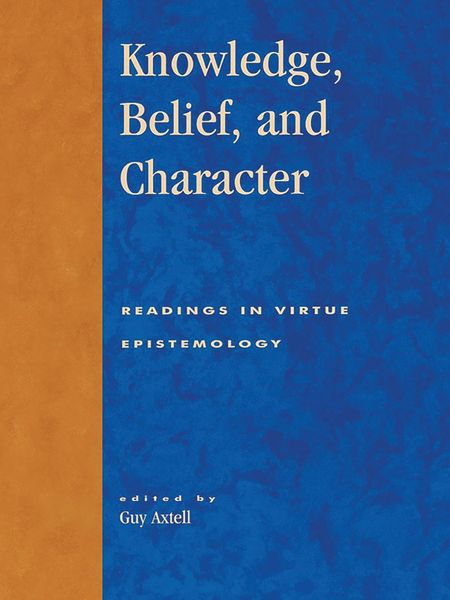 Produktbild: Knowledge, Belief, and Character