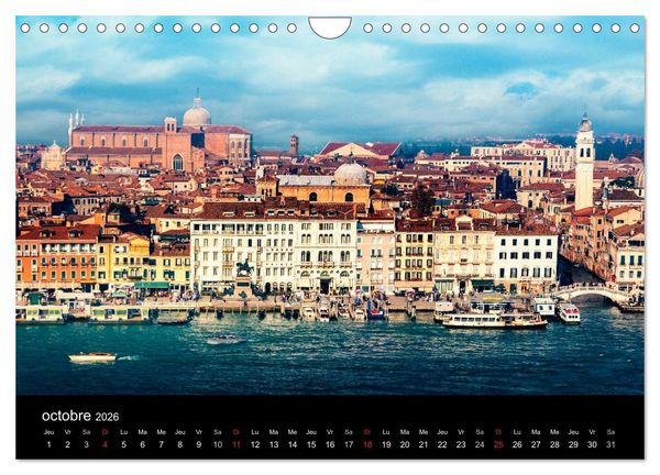 Produktbild: Venise Impressions (Calendrier mural 2026 DIN A4 vertical), CALVENDO calendrier mensuel