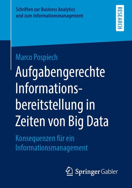 Produktbild: Aufgabengerechte Informationsbereitstellung in Zeiten von Big Data