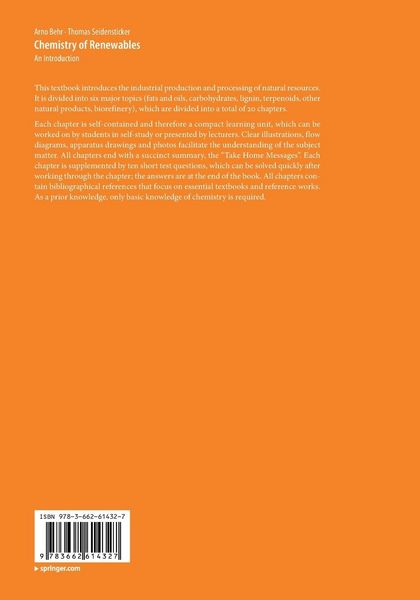Produktbild: Chemistry of Renewables