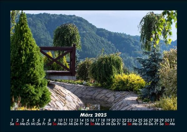 Produktbild: Landschaftskalender 2025 Fotokalender DIN A5