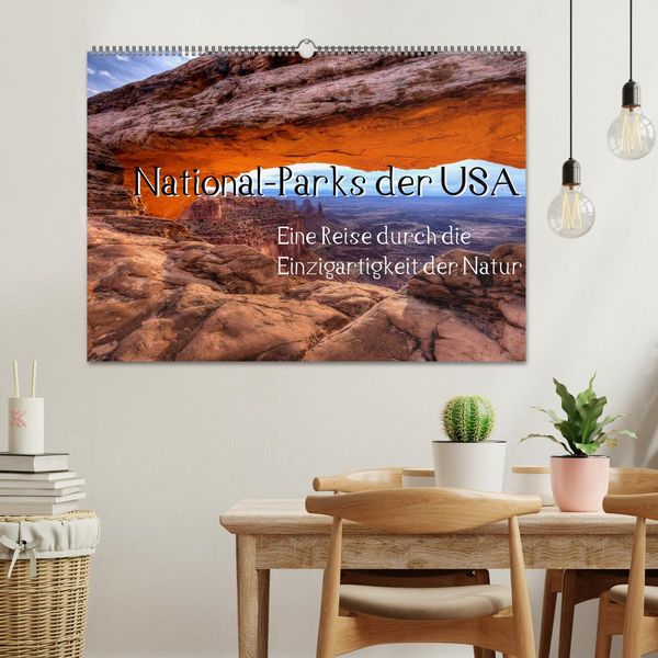 Produktbild: National-Parks der USA (Wandkalender 2026 DIN A2 quer), CALVENDO Monatskalender