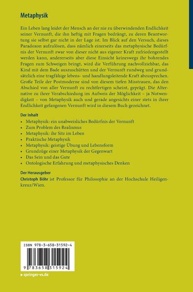 Produktbild: Metaphysik